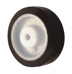 Albion - 5 Inch Diameter x 1-1/4 Inch Wide, Caster Wheel - 250 Lb. Capacity, 1-9/16 Inch Hub Length, 3/8 Inch Axle Diameter, Roller Bearing - Apex Tool & Supply