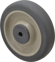 Albion - 5 Inch Diameter x 1-1/4 Inch Wide, Rubber Caster Wheel - 250 Lb. Capacity, 1-9/16 Inch Hub Length, 3/8 Inch Axle Diameter, Ball Bearing - Apex Tool & Supply