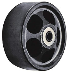Albion - 8 Inch Diameter x 2 Inch Wide, Semi-Steel Caster Wheel - 1,650 Lb. Capacity, 2-3/8 Inch Hub Length, 1/2 Inch Axle Diameter, Roller Bearing - Apex Tool & Supply