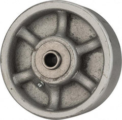 Albion - 5 Inch Diameter x 2 Inch Wide, Semi-Steel Caster Wheel - 1,500 Lb. Capacity, 2-3/8 Inch Hub Length, 1/2 Inch Axle Diameter, Roller Bearing - Apex Tool & Supply