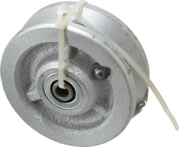 Albion - 4 Inch Diameter x 1-1/2 Inch Wide, Cast Iron Caster Wheel - 600 Lb. Capacity, 1-3/4 Inch Hub Length, 3/8 Inch Axle Diameter, Roller Bearing - Apex Tool & Supply