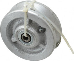 Albion - 4 Inch Diameter x 1-1/2 Inch Wide, Cast Iron Caster Wheel - 600 Lb. Capacity, 1-3/4 Inch Hub Length, 3/8 Inch Axle Diameter, Roller Bearing - Apex Tool & Supply