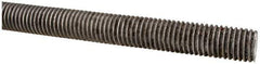 Made in USA - 5/8-11 UNC (Coarse), 6' Long, Low Carbon Steel Threaded Rod - Oil Finish Finish, Right Hand Thread - Apex Tool & Supply