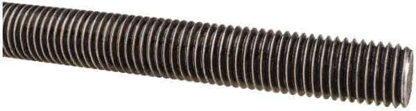 Made in USA - 3/4-10 UNC (Coarse), 6' Long, Low Carbon Steel Threaded Rod - Oil Finish Finish, Right Hand Thread - Apex Tool & Supply