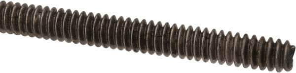Made in USA - #10-24 UNC (Coarse), 6' Long, Stainless Steel Threaded Rod - Right Hand Thread - Apex Tool & Supply