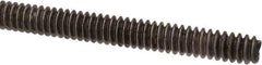 Made in USA - #10-24 UNC (Coarse), 6' Long, Stainless Steel Threaded Rod - Right Hand Thread - Apex Tool & Supply