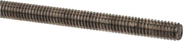 Made in USA - 5/16-18 UNC (Coarse), 6' Long, Stainless Steel Threaded Rod - Right Hand Thread - Apex Tool & Supply