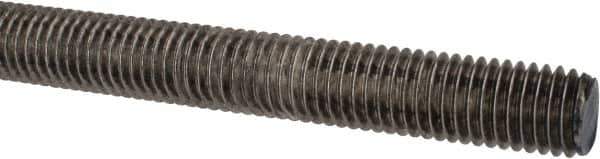 Made in USA - 5/8-11 UNC (Coarse), 6' Long, Stainless Steel Threaded Rod - Right Hand Thread - Apex Tool & Supply
