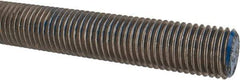 Made in USA - 1-8 UNC (Coarse), 6' Long, Stainless Steel Threaded Rod - Right Hand Thread - Apex Tool & Supply