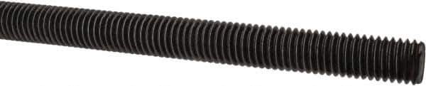Value Collection - 1/2-13 UNC (Coarse), 6' Long, Alloy Steel Threaded Rod - Plain Finish, Right Hand Thread - Apex Tool & Supply