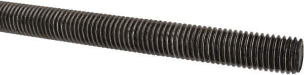 Value Collection - 5/8-11 UNC (Coarse), 6' Long, Alloy Steel Threaded Rod - Plain Finish, Right Hand Thread - Apex Tool & Supply