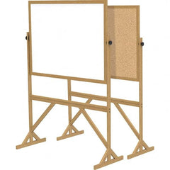 Ghent - Whiteboards & Magnetic Dry Erase Boards Type: Reversible Dry Erase/Corkboard Height (Inch): 71-3/4 - Apex Tool & Supply