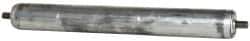 Made in USA - Replacement Conveyor Roller for 16 Inches Between Frame - 1.9 Inch Diameter, 7/16 Inch Axle, Galvanized Steel Finish, 16 Gage - Apex Tool & Supply