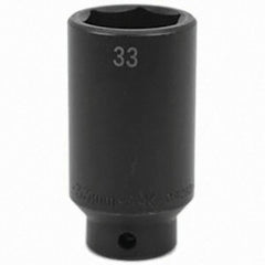 SK - Impact Socket - 1/2"DR 33MM DEEP IMPACT SOCKET - Apex Tool & Supply