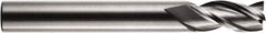 RobbJack - 1/2", 1-1/8" LOC, 1/2" Shank Diam, 3" OAL, 3 Flute, Solid Carbide Square End Mill - Single End, Diamond-Like Carbon (DLC) Finish, Spiral Flute, 35° Helix, Centercutting, Right Hand Cut, Right Hand Flute, Series A1-303 - Apex Tool & Supply
