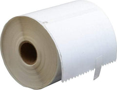 Dymo - 4" Wide x 6" Long, White Die Cut Paper with Semi Perm. Adhesive Shipping Label - For DYMO LabelWriter Printers - Apex Tool & Supply