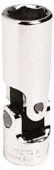 Proto - 1/2", 3/8" Drive, Standard Hand Socket - 6 Points, 2-3/8" OAL, Alloy Steel, Chrome Finish - Apex Tool & Supply