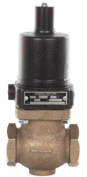 Magnatrol Valve - 1-1/2" Port, 2 Way, Solenoid Valve - Normally Open - Apex Tool & Supply