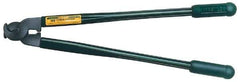 Greenlee - 28" OAL, 7/16" Capacity, Cable Cutter - Rubber Handle - Apex Tool & Supply