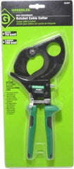 Greenlee - 11" OAL, 1,000 MCM Capacity, Cable Cutter - Molded Plastic Handle - Apex Tool & Supply