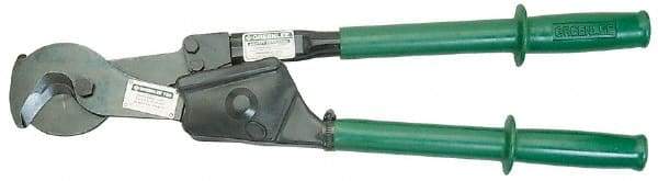 Greenlee - 27-1/2" OAL, 1,500 MCM Capacity, Cable Cutter - Rubber Handle - Apex Tool & Supply