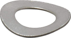 Value Collection - M6 Screw, 6.4mm ID x 12mm OD, Grade 18-8 Stainless Steel Wave Disc Spring - 0.5mm Thick, 2.6mm Overall Height - Apex Tool & Supply