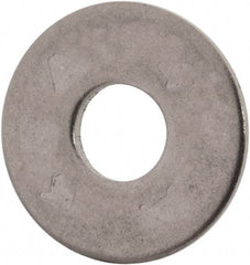 Value Collection - M5 Screw, Grade 316 Stainless Steel Fender Flat Washer - 5.3mm ID x 15mm OD, Plain Finish - Apex Tool & Supply