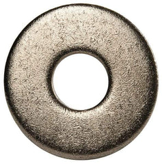 Value Collection - M10 Screw, Grade 316 Stainless Steel Fender Flat Washer - 10.5mm ID x 30mm OD, Plain Finish - Apex Tool & Supply