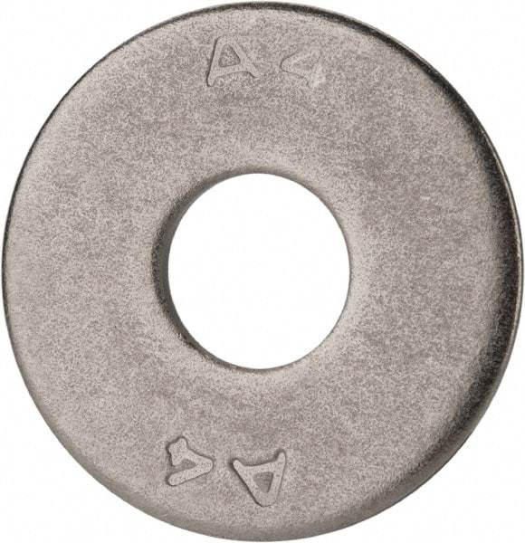 Value Collection - M12 Screw, Grade 316 Stainless Steel Fender Flat Washer - 13mm ID x 37mm OD, Plain Finish - Apex Tool & Supply