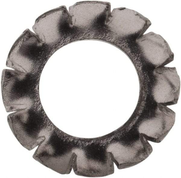 Value Collection - M5 Screw, 5.3mm ID, Stainless Steel External Tooth Lock Washer - 10mm OD, Uncoated, Grade 316 & Austenitic A4 - Apex Tool & Supply