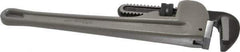 Value Collection - 14" Aluminum Straight Pipe Wrench - 2" Pipe Capacity - Apex Tool & Supply