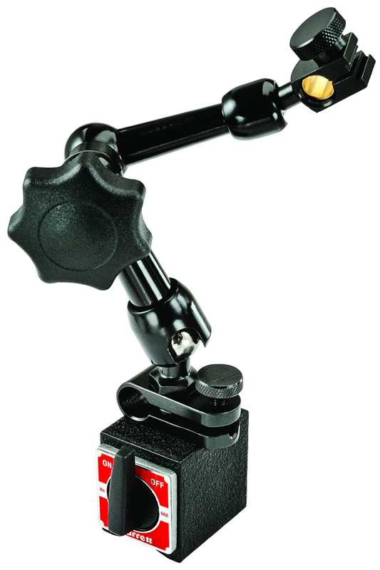 #660 - 1-3/16 x 1-9/16 x 1-3/8" Base Size  - Power On/Off with Triple-Jointed Arm - Magnetic Base Indicator Holder - Apex Tool & Supply