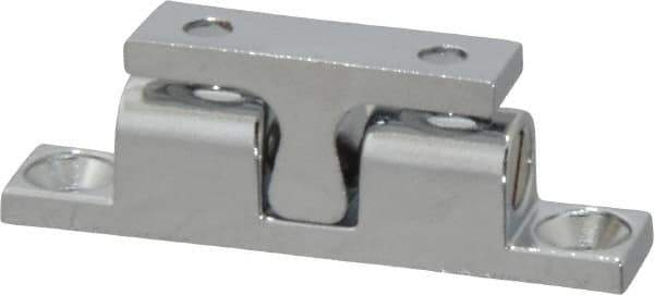 Sugatsune - 1.67" Long x 0.31" Wide x 0.54" High, Zinc Alloy Tension Catch - Chrome Plated, 2.1(4.6) N/Lb Pull Force, 3(6.6) N/Lb Push Force, 7/16" Long Strike, 19/64" Wide Strike - Apex Tool & Supply