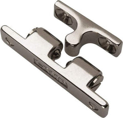 Sugatsune - 1.97" Long x 0.39" Wide x 0.63" High, Stainless Steel Tension Catch - Polished Stainless Steel Finish, 1.8(3.9) N/Lb Pull Force, 2.3(5) N/Lb Push Force, 1-3/16" Long Strike, 23/64" Wide Strike - Apex Tool & Supply