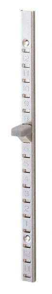 Sugatsune - Satin Stainless Steel Coated, Shelf Standard Bracket - 71-5/8" Long, 15mm Wide - Apex Tool & Supply