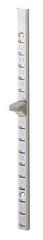Sugatsune - Satin Stainless Steel Coated, Shelf Standard Bracket - 71-5/8" Long, 15mm Wide - Apex Tool & Supply