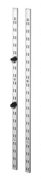 Sugatsune - Satin Stainless Steel Coated, Double Slot Standards Bracket - 71-5/8" Long, 15mm Wide - Apex Tool & Supply