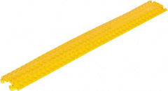 Vestil - 40" Long x 5-1/2" Wide x 3/4" High, Rubber Ramp Cable Guard - 2,200 Lb Load Limit - Apex Tool & Supply