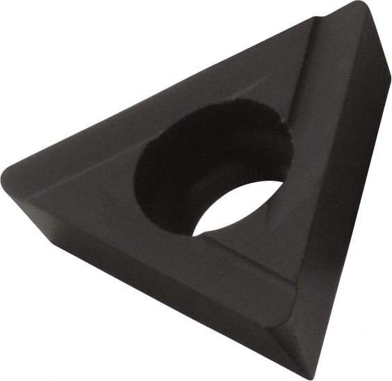 Komet - TOHX090204 G06 Grade BK6110 Carbide Boring Insert - TiCN/TiN/Al2O3 Finish, 60° Triangle, 8° Relief Angle, 5.6mm Inscr Circle, 2.5mm Thick, 0.4mm Corner Radius - Apex Tool & Supply