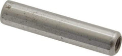Gibraltar - 5/16" Diam x 1-1/2" Pin Length C-1215 Case Hardened Steel Pull Out Dowel Pin - 1 Beveled & 1 Threaded End - Apex Tool & Supply