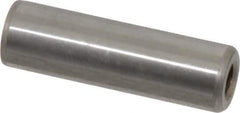 Gibraltar - 3/8" Diam x 1-1/4" Pin Length C-1215 Case Hardened Steel Pull Out Dowel Pin - 1 Beveled & 1 Threaded End - Apex Tool & Supply
