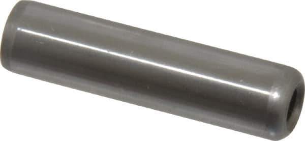 Gibraltar - 3/8" Diam x 1-1/2" Pin Length C-1215 Case Hardened Steel Pull Out Dowel Pin - 1 Beveled & 1 Threaded End - Apex Tool & Supply