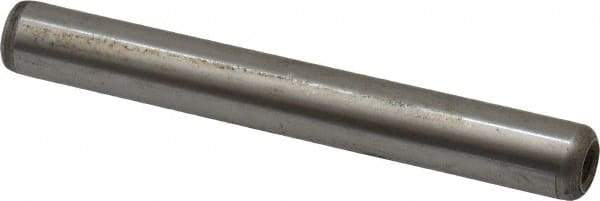 Gibraltar - 3/8" Diam x 3" Pin Length C-1215 Case Hardened Steel Pull Out Dowel Pin - 1 Beveled & 1 Threaded End - Apex Tool & Supply