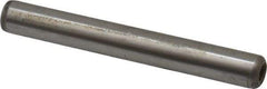 Gibraltar - 3/8" Diam x 3" Pin Length C-1215 Case Hardened Steel Pull Out Dowel Pin - 1 Beveled & 1 Threaded End - Apex Tool & Supply