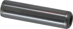 Gibraltar - 1/2" Diam x 2" Pin Length C-1215 Case Hardened Steel Pull Out Dowel Pin - 1 Beveled & 1 Threaded End - Apex Tool & Supply