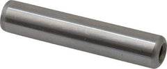 Gibraltar - 1/2" Diam x 2-1/2" Pin Length C-1215 Case Hardened Steel Pull Out Dowel Pin - 1 Beveled & 1 Threaded End - Apex Tool & Supply