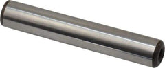 Gibraltar - 1/2" Diam x 3" Pin Length C-1215 Case Hardened Steel Pull Out Dowel Pin - 1 Beveled & 1 Threaded End - Apex Tool & Supply