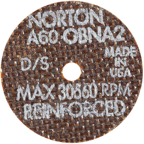 2″ × 0.060″ × 1/8″ Small Diameter Cut-Off Wheel Type 01 Straight 60 Grit Aluminum Oxide - Apex Tool & Supply