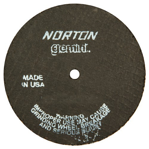 4″ × 1/8″ × 1/4″ Gemini Small Diameter Cut-Off Wheel Type 01 Straight Aluminum Oxide - Apex Tool & Supply