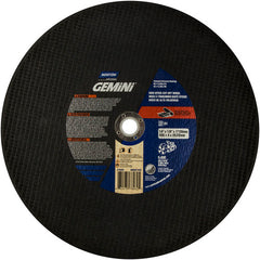 14″ × 1/8″ × 1″ Rescue High Speed Cut-Off Wheel Type 01 Straight 24 Grit Aluminum Oxide - Apex Tool & Supply